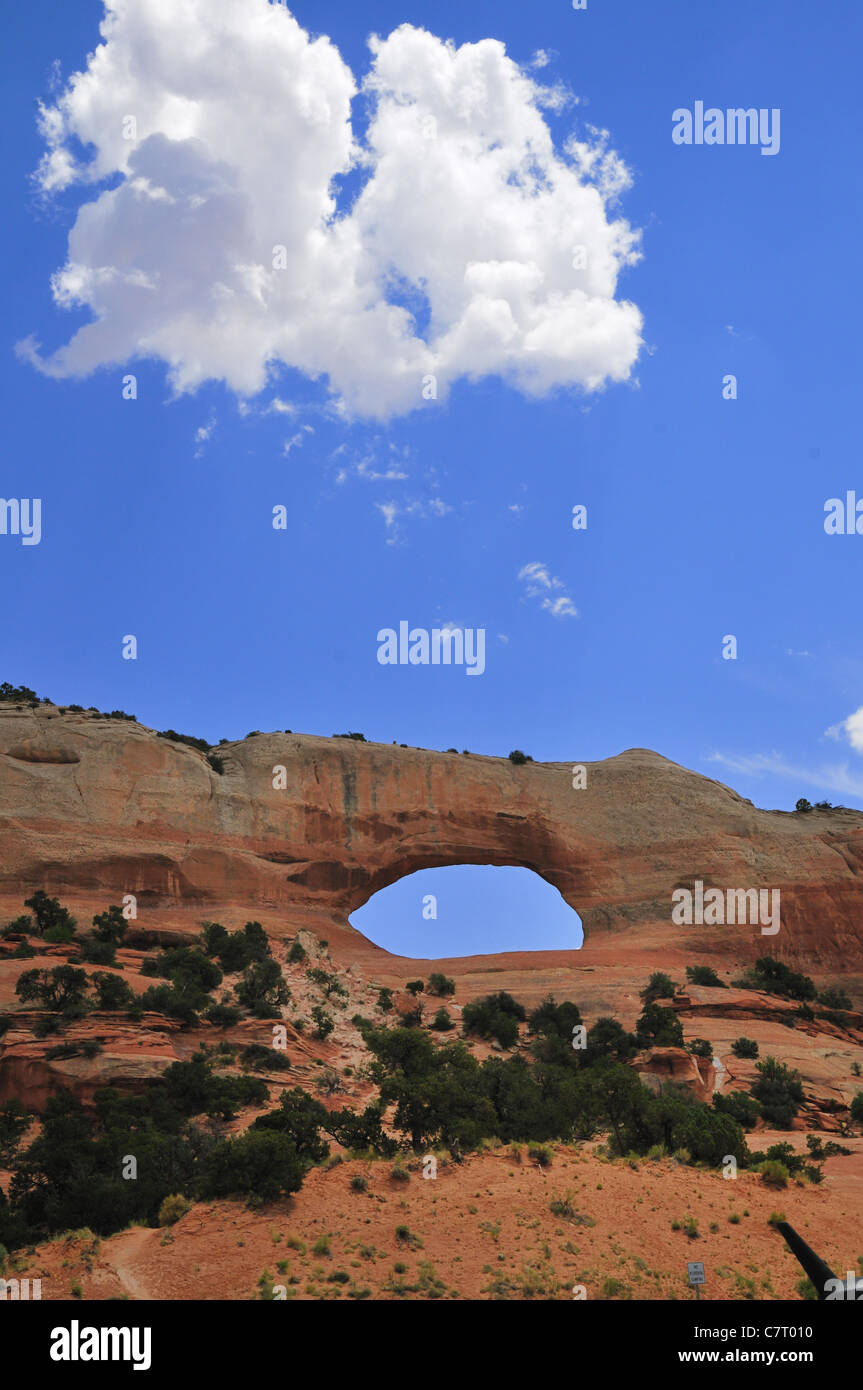 Wilson arch, Monticello, Utah Stock Photo Alamy