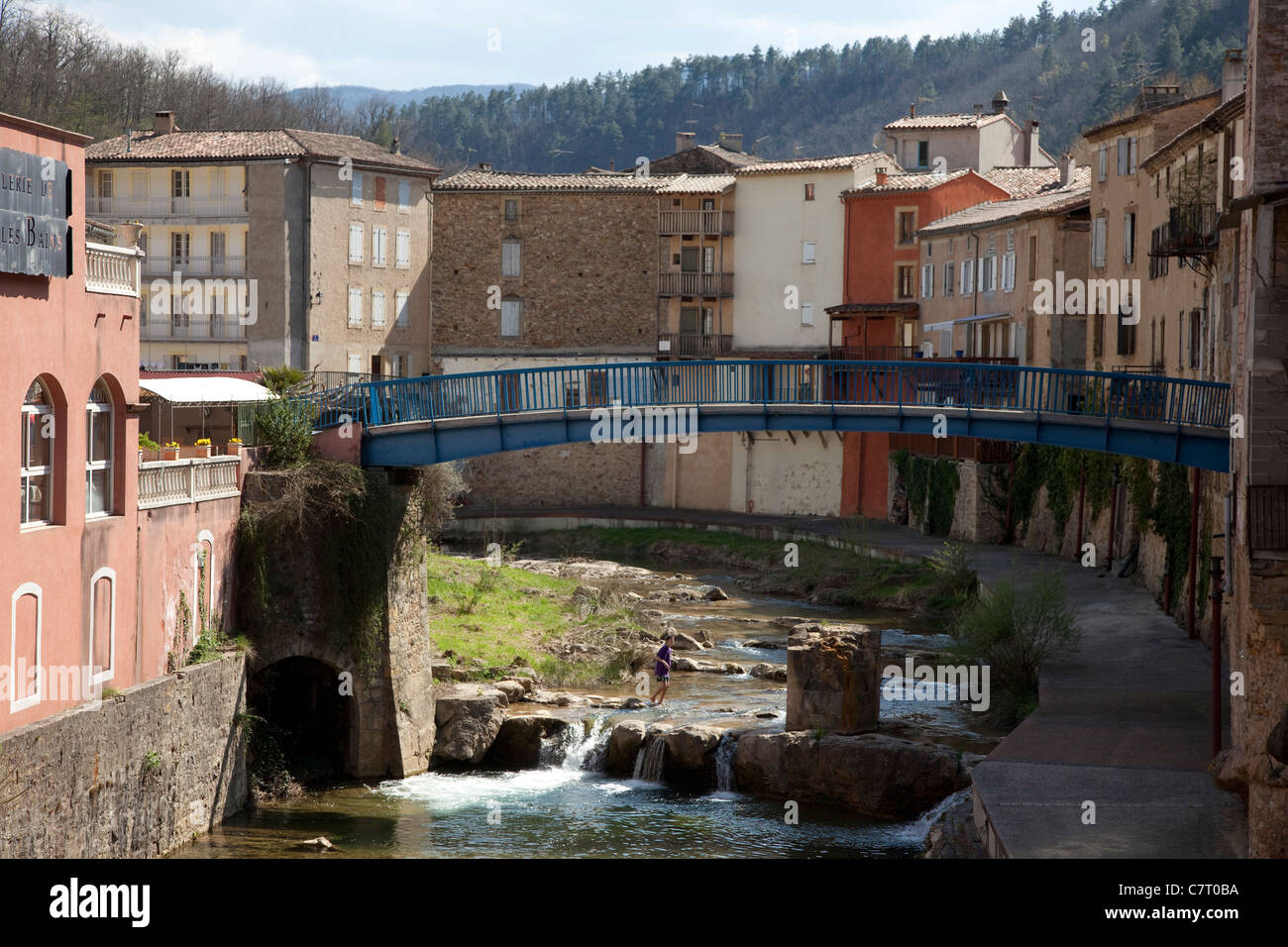 Rennes les Bains France Stock Photo Alamy