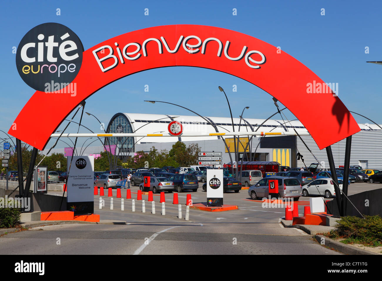 Cite Europe shopping centre Calais France Stock Photo