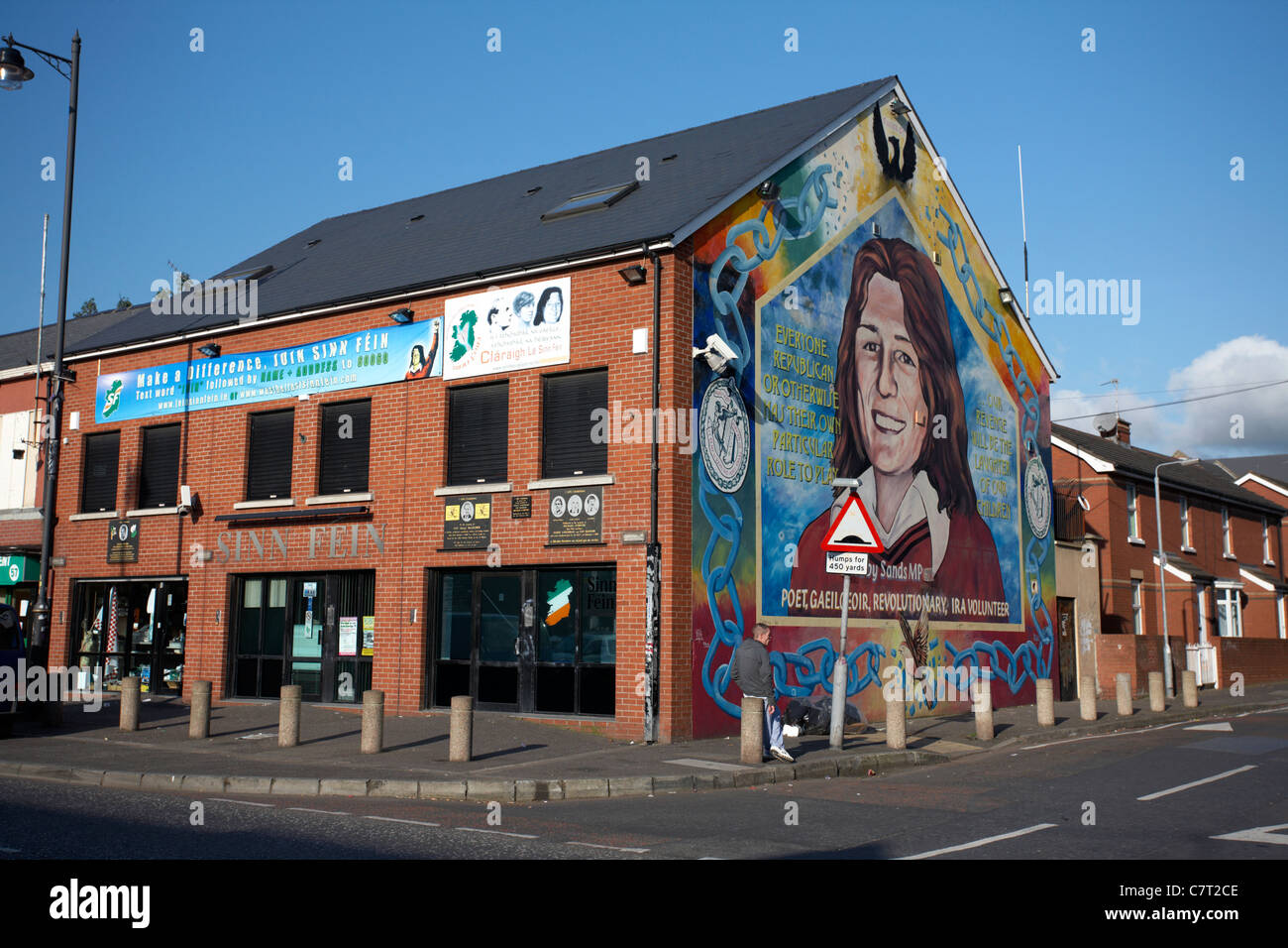 Sinn fein headquarters belfast hi-res stock photography and images - Alamy