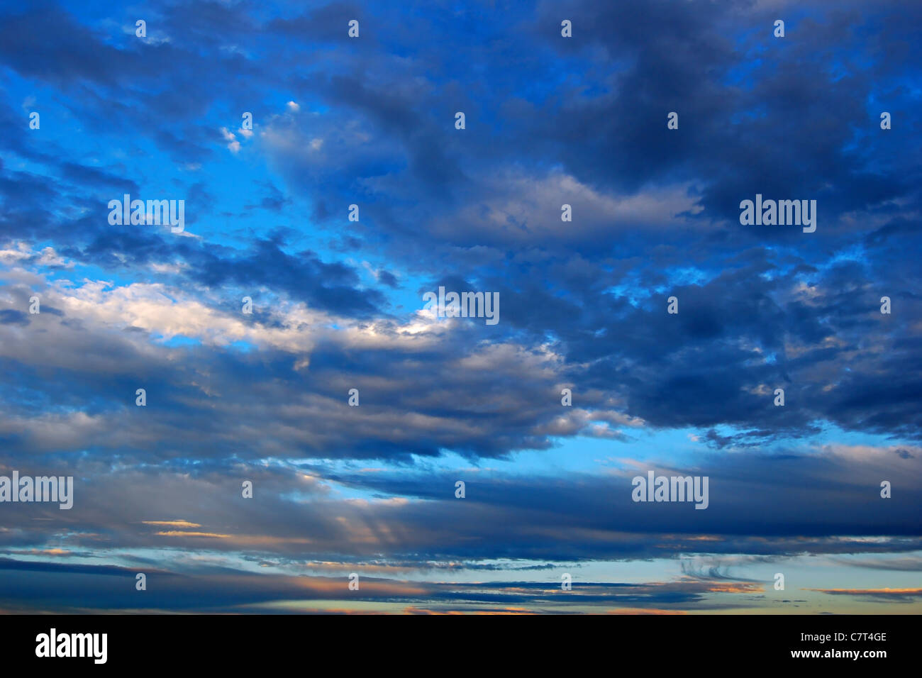 Cloudy Skies, Calabasas Peak, California Stock Photo Alamy