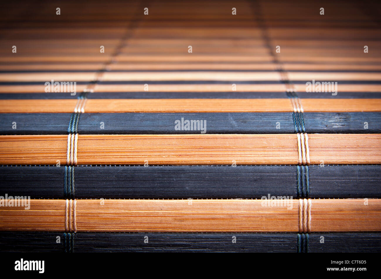 Highly detailed texture of bamboo woven mat Stock Photo Alamy