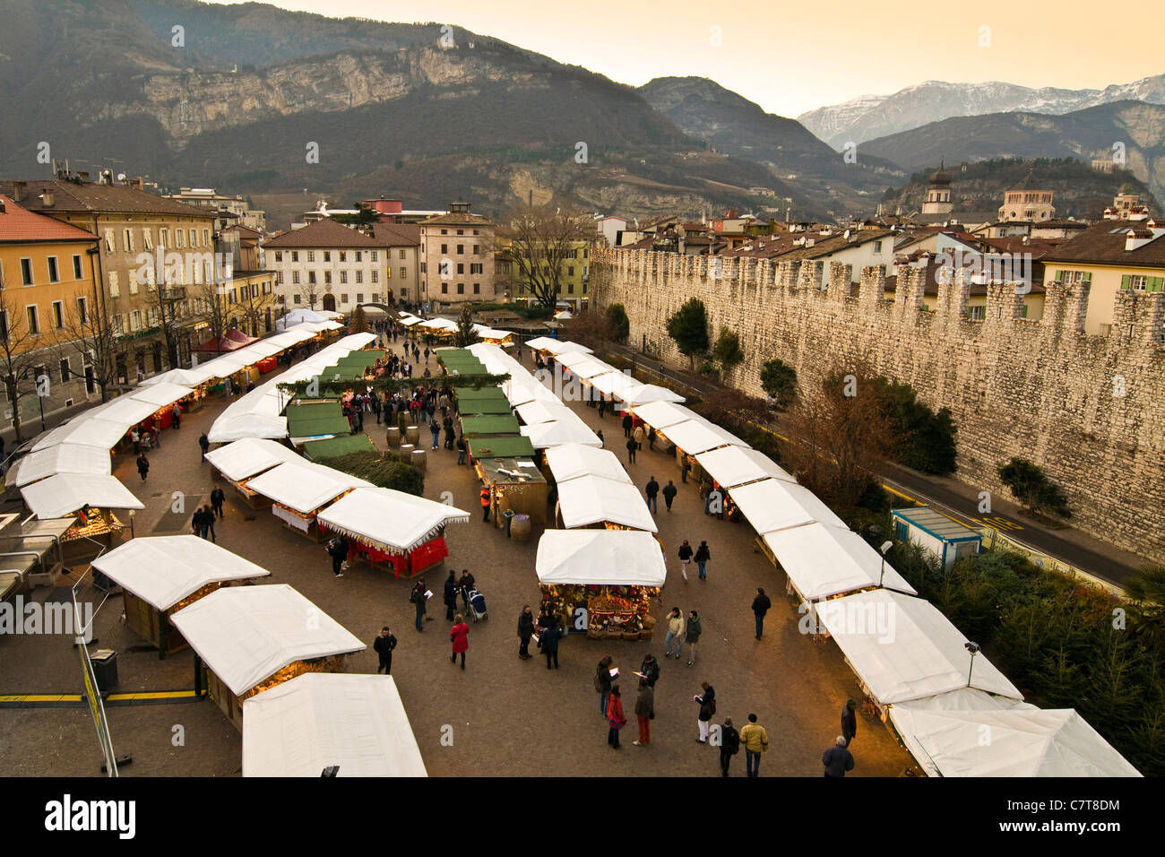 Trento italy christmas markett