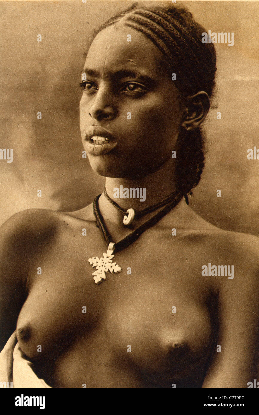 Africa, Eritrea, 1910, eritrean woman Stock Photo