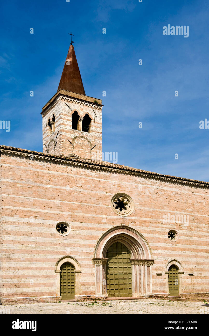 Italy, Umbria, Foligno, San Salvatore Collegiate Church Stock Photo