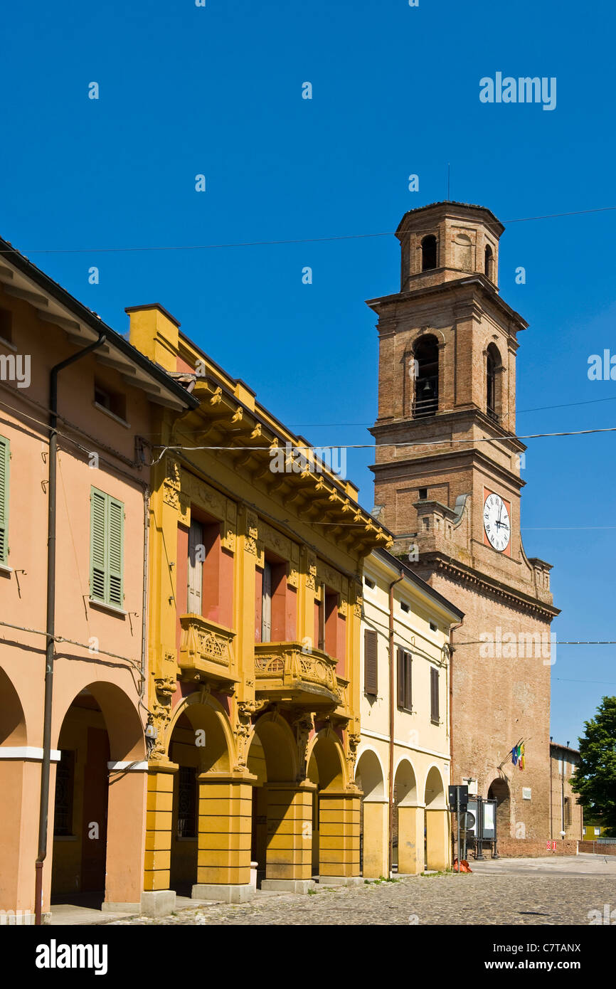 Italy, Emilia Romagna, Novellara, Gonzaga castle Stock Photo