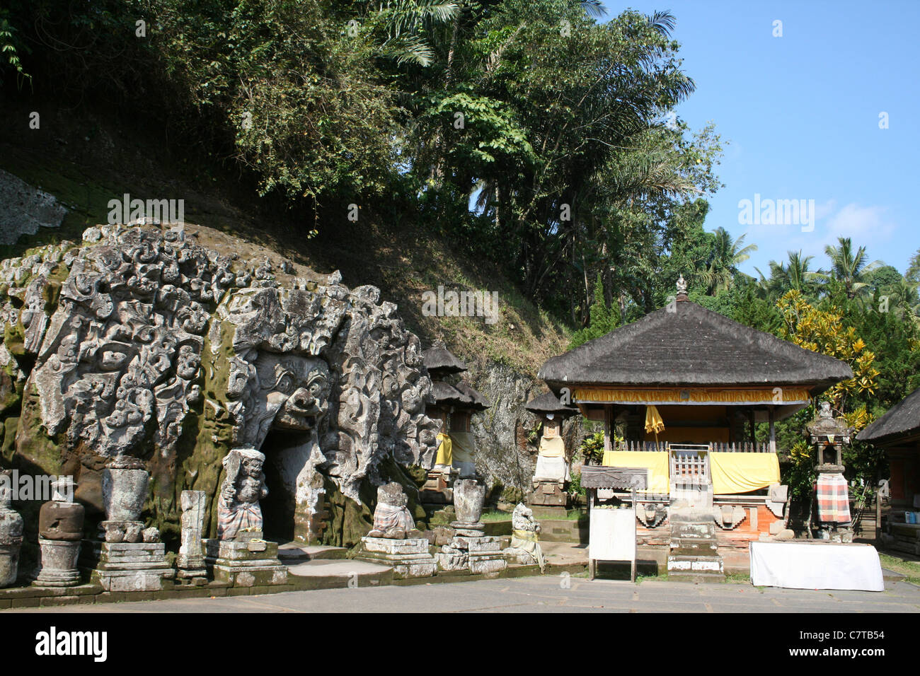 Goa Gajah, or Elephant Cave, Bali Stock Photo