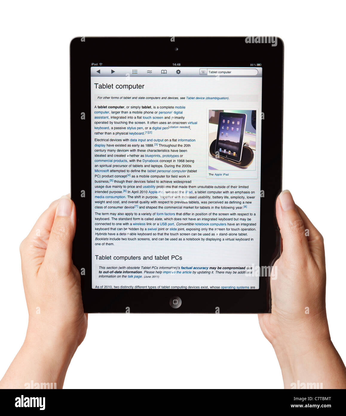 Wikipedia ipad hi-res stock photography and images - Alamy