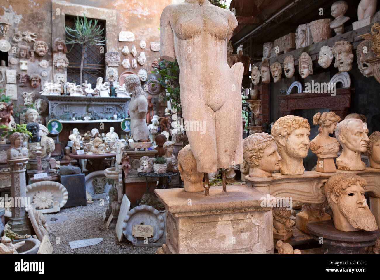 Statues on display Stock Photo Alamy