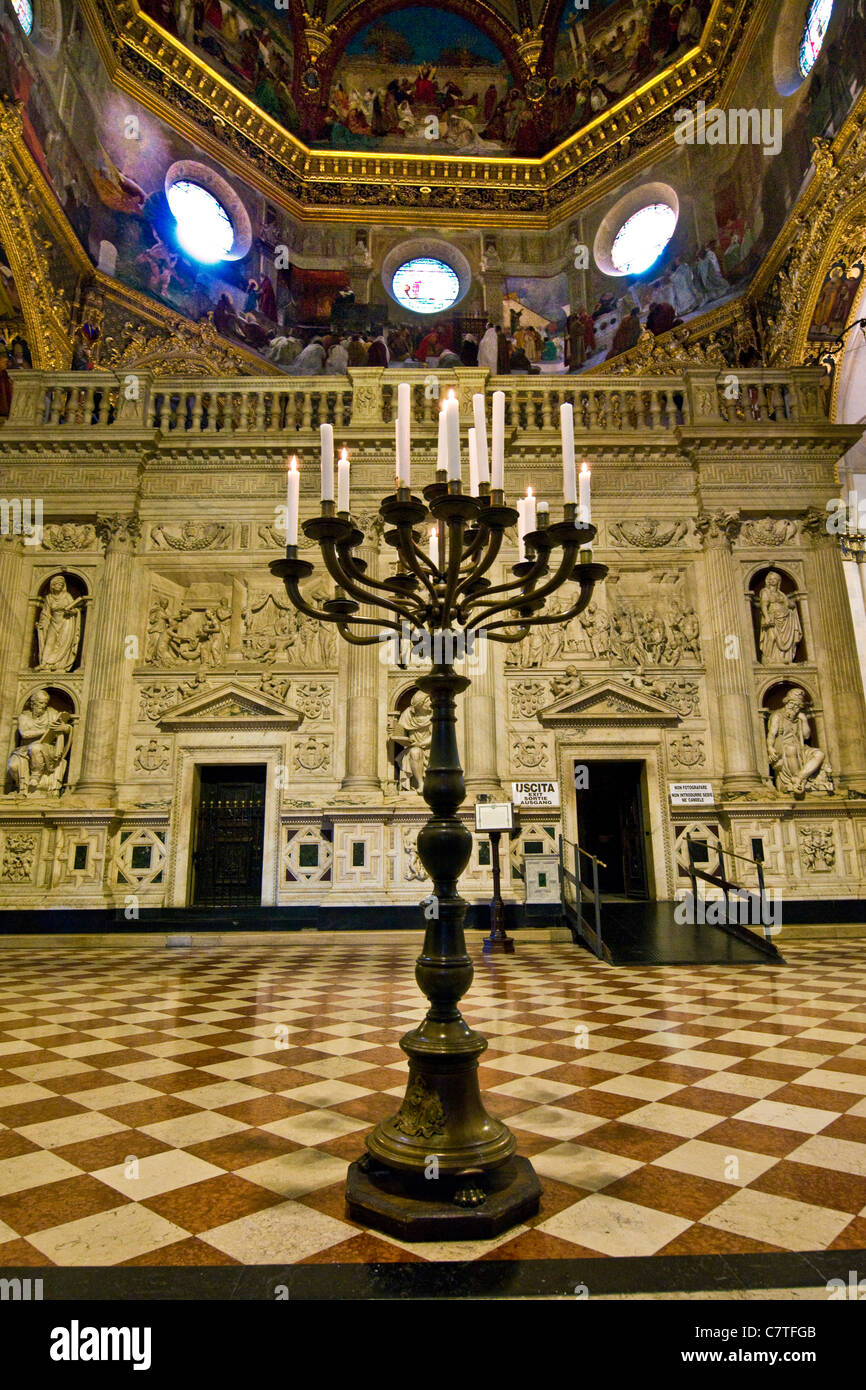 Italy, Marche, Loreto. Santa Casa sanctuary, interior Stock Photo