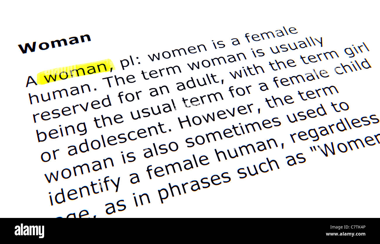 Text highlighted in yellow with felt tip pen Stock Photo Alamy