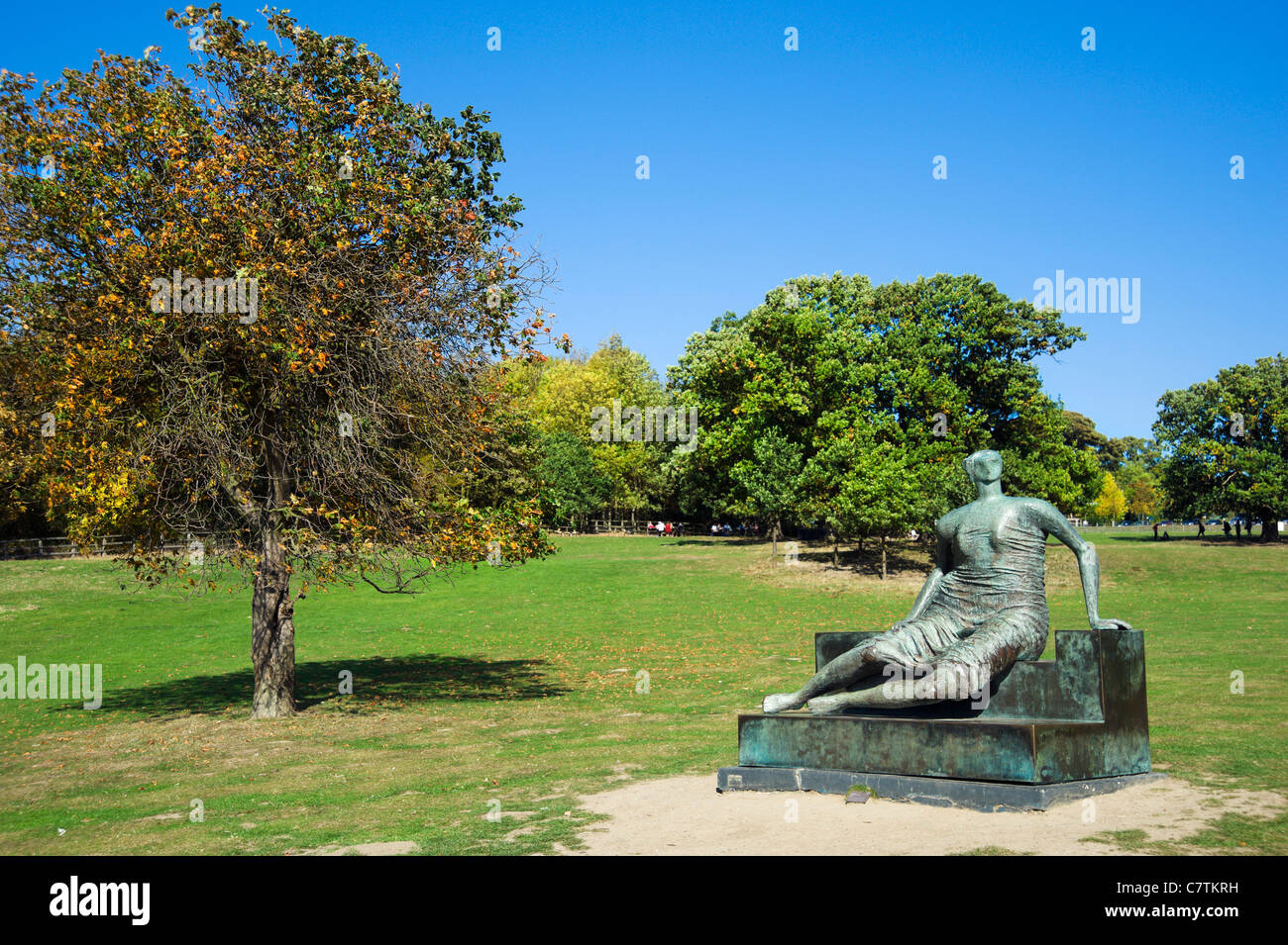 Henry Moore S Draped Seated Woman In The Yorkshire Sculpture