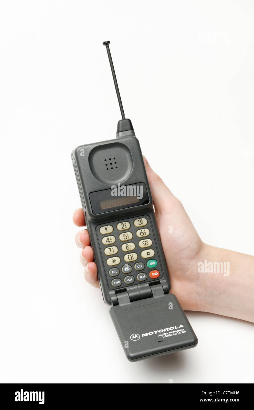 vintage cell phones Stock Photo - Alamy