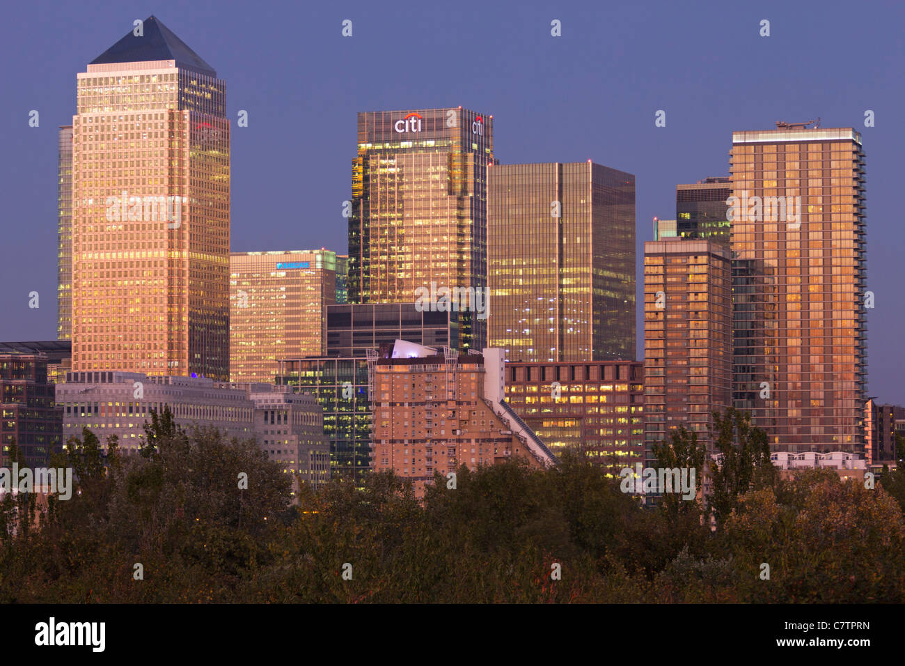 Canary Wharf - Docklands - London Stock Photo - Alamy