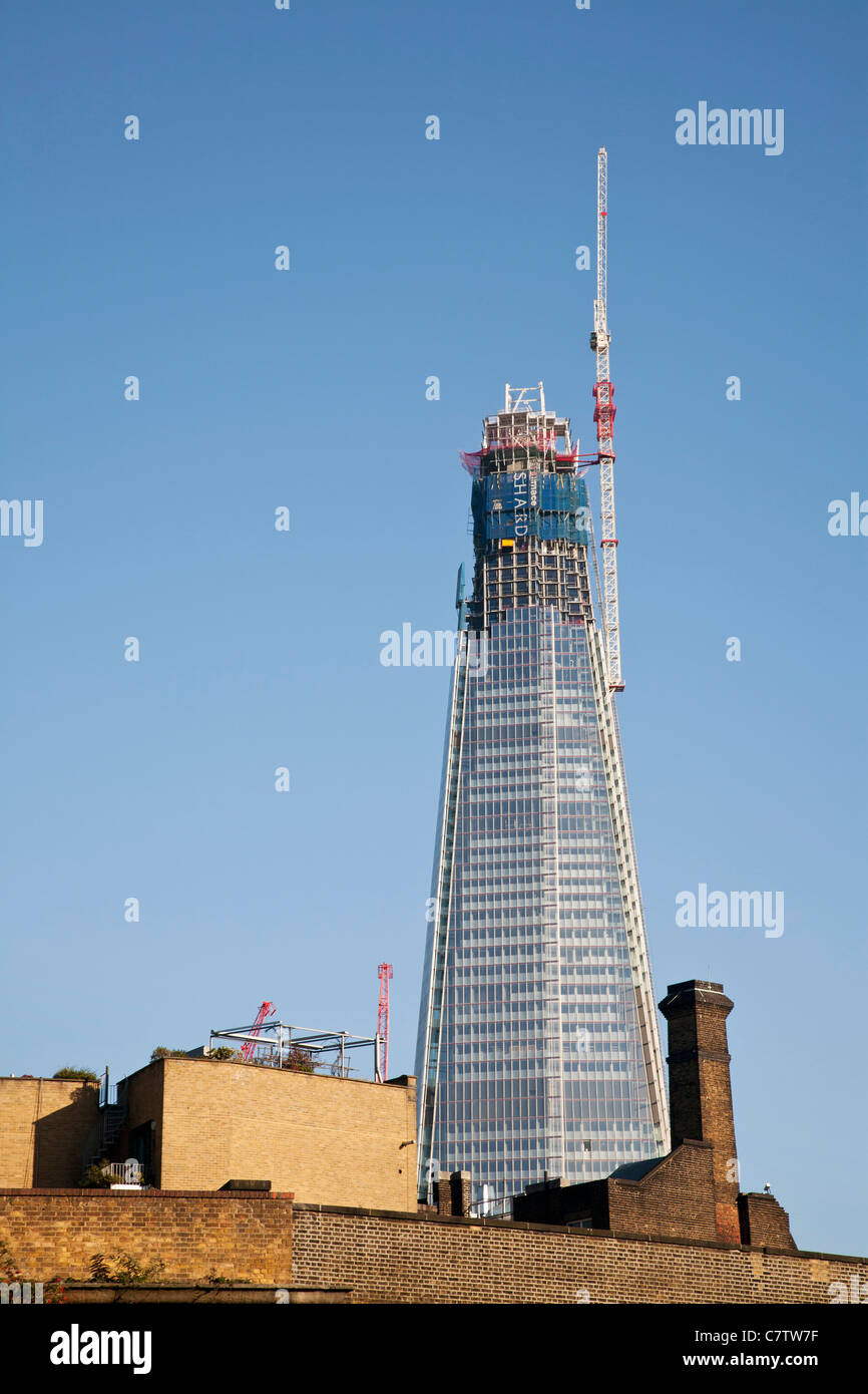 Shard London Bridge, the tallest building in Europe under construction