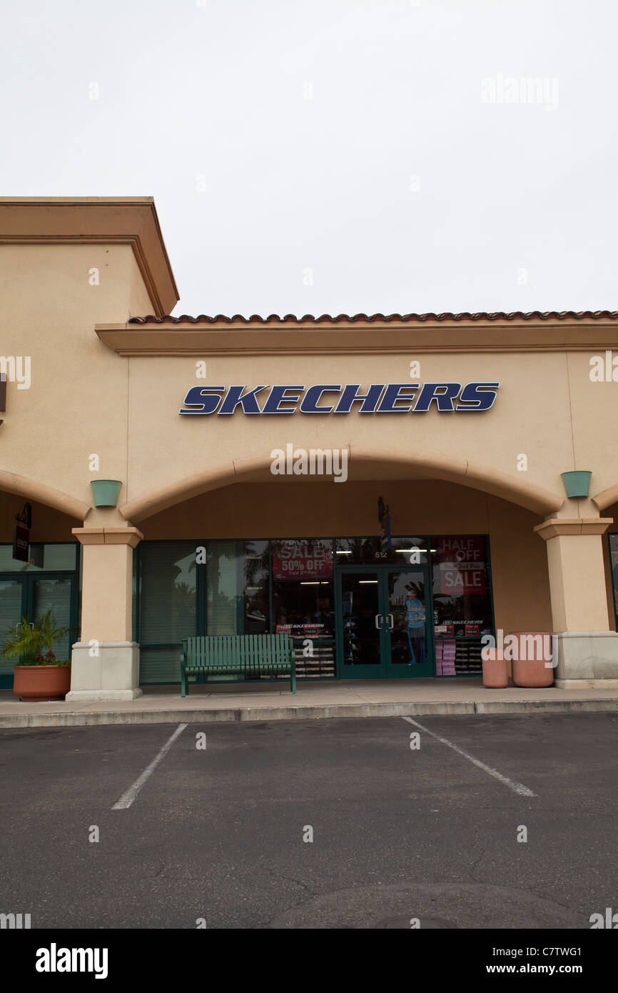 A Skechers outlet store at the 