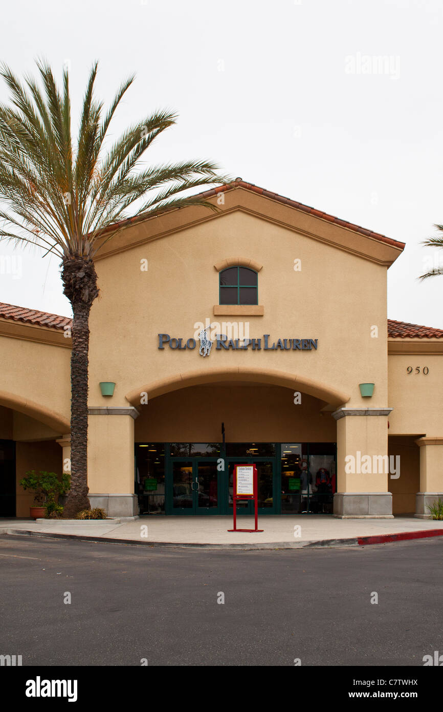 A Polo Ralph Lauren outlet store at the Camarillo outlet center in Stock Photo: 39270278 - Alamy