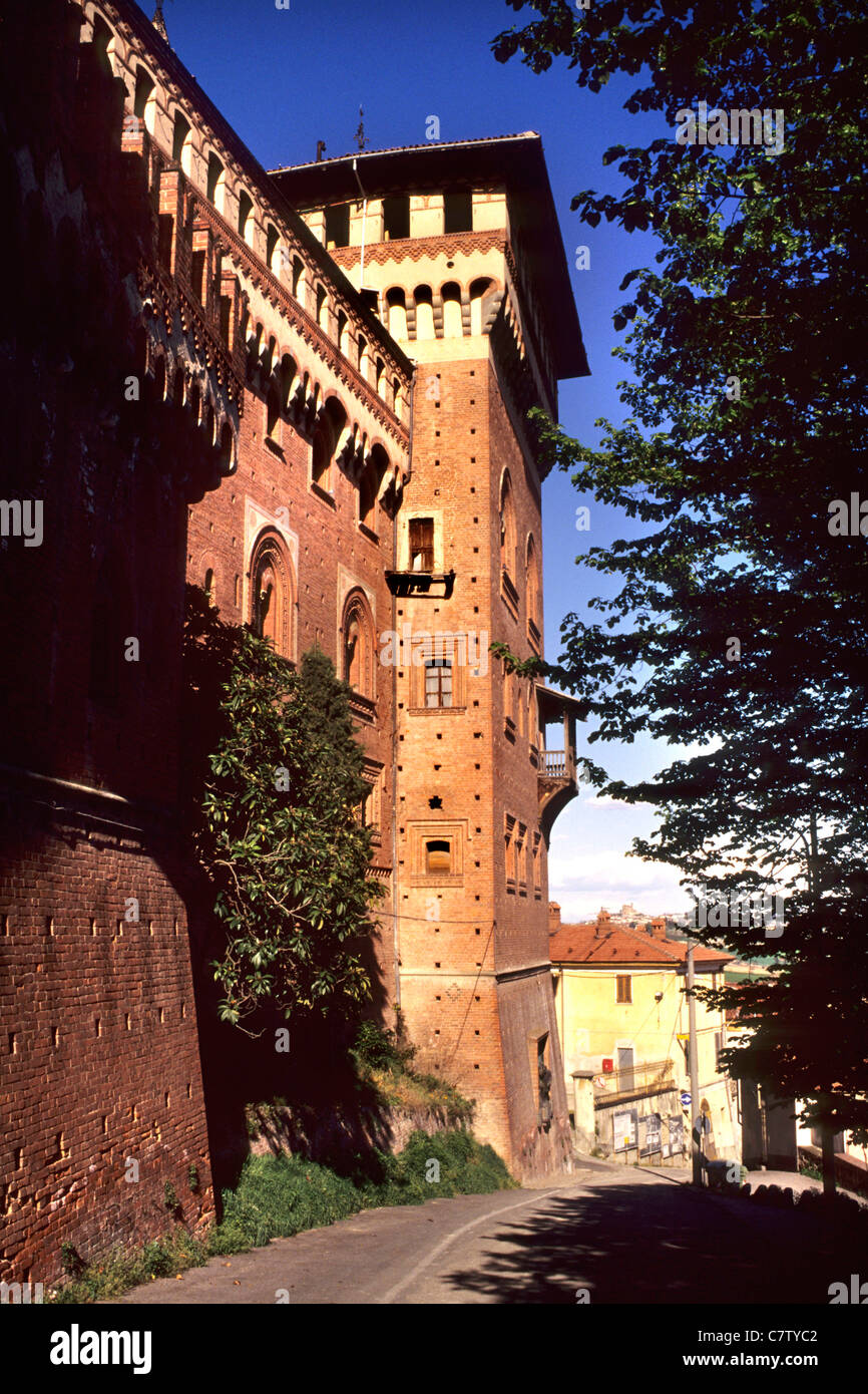 Italy, Piedmont, Cereseto the castle Stock Photo