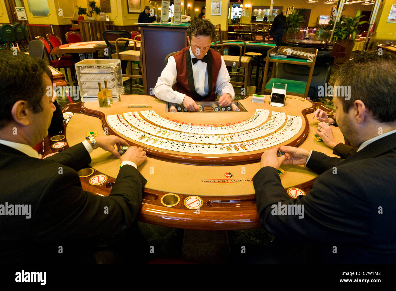 Croupier en el Blackjack