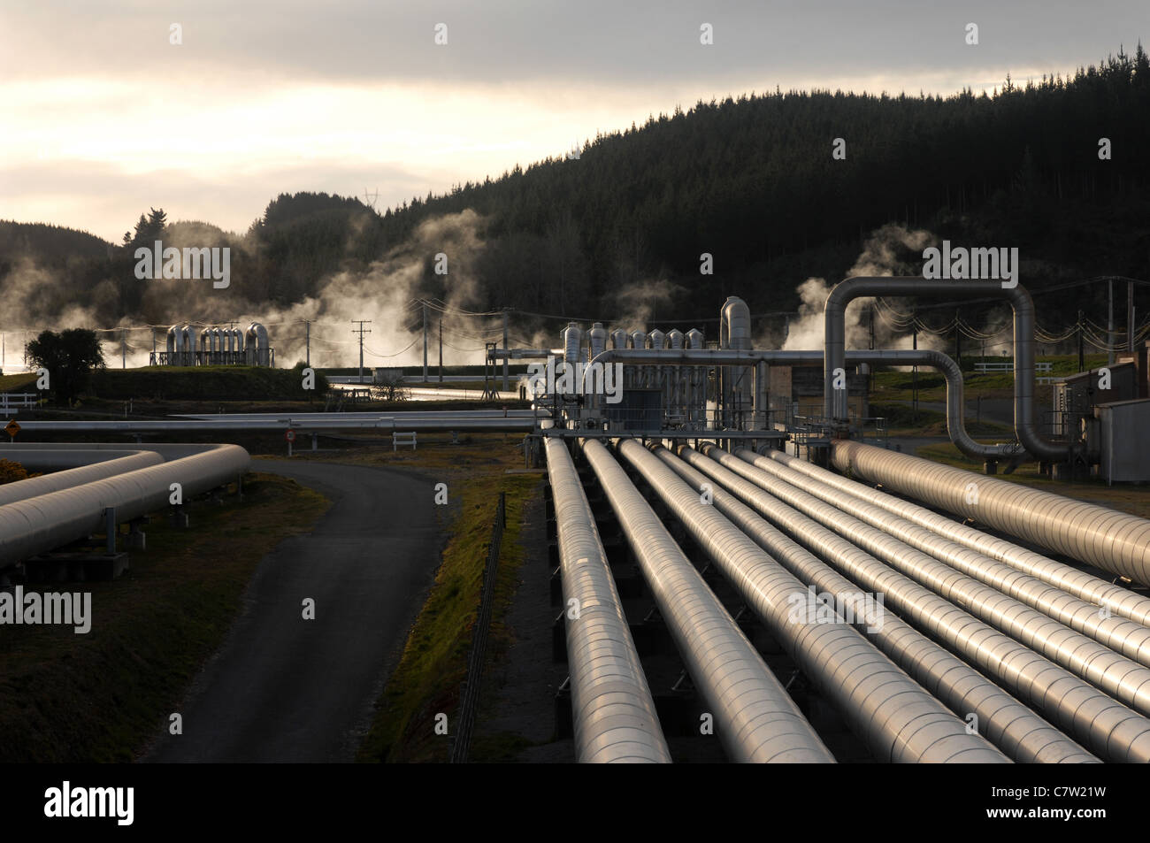 Wairakei Geothermal Power Plant, Taupo, New Zealand Stock Photo Alamy