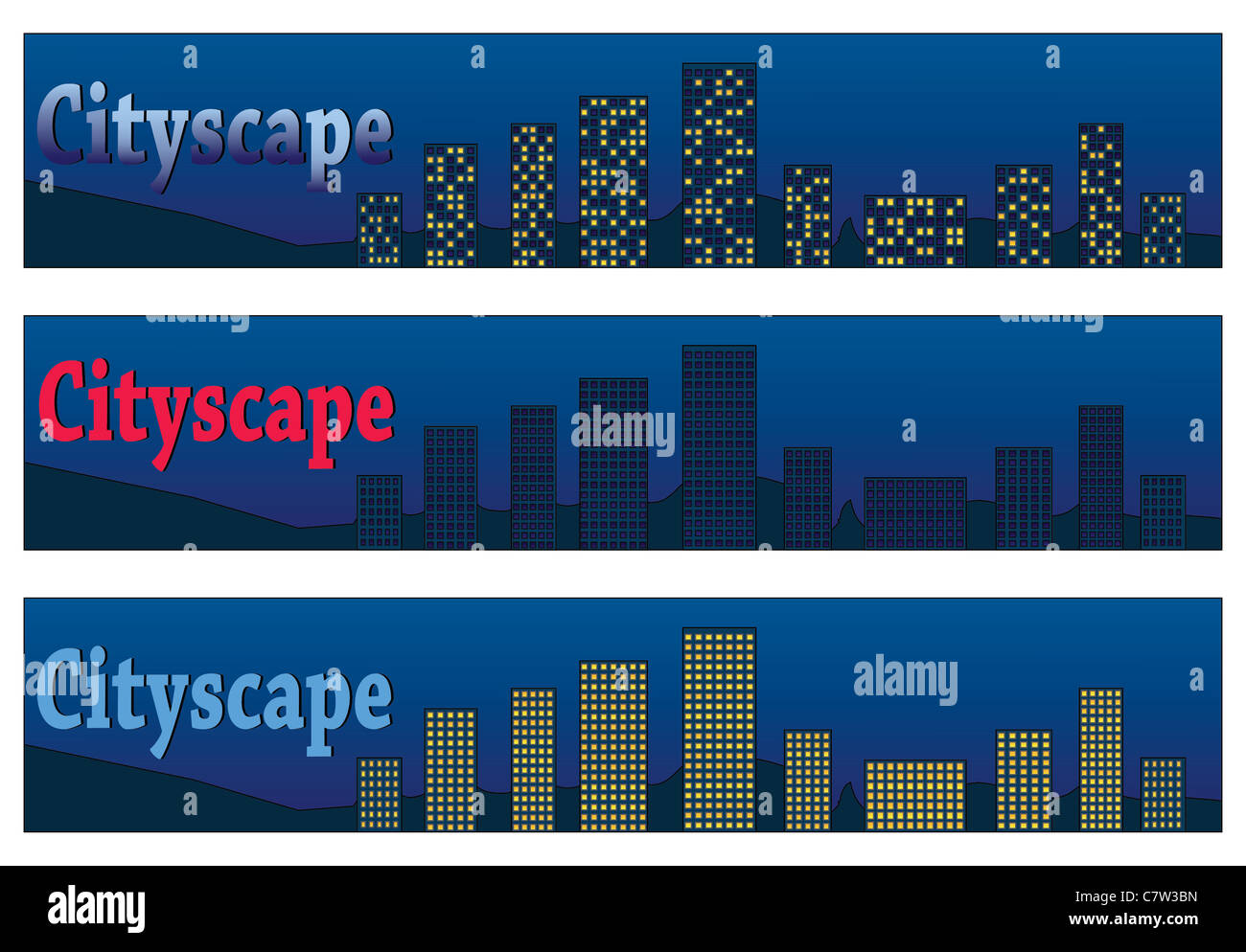 cityscape illustration Stock Photo