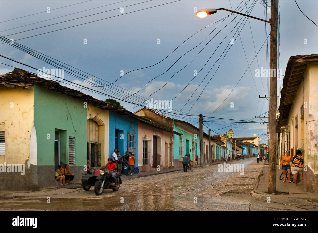 Cuba, Trinidad, urban scene Stock Photo
