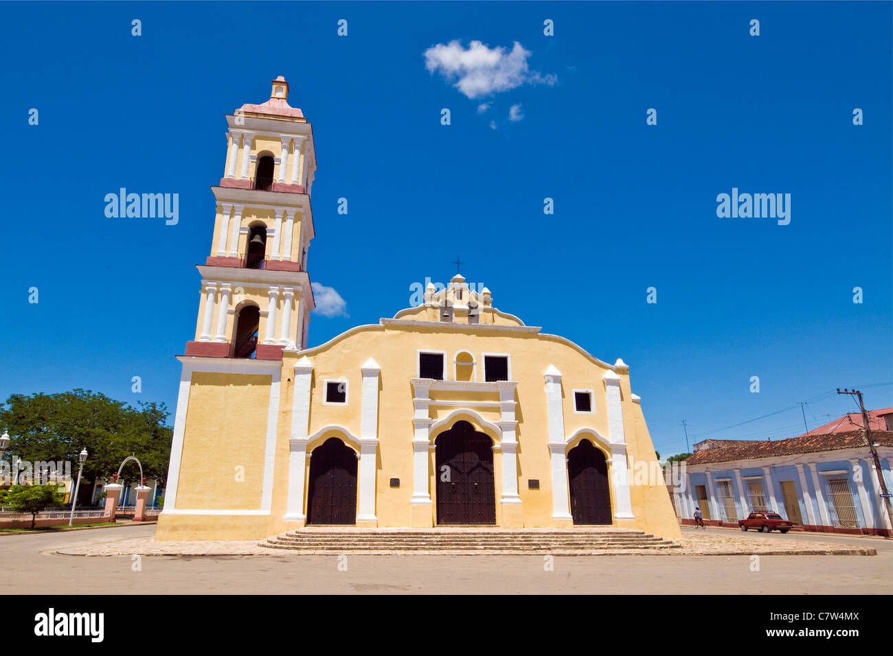 Cuba, Remedios, church Stock Photo