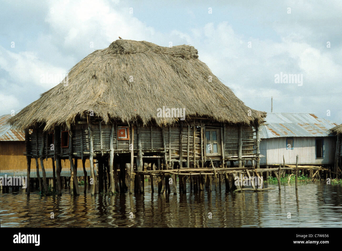 Africa, Ghana, Accra, typical house Stock Photo Alamy