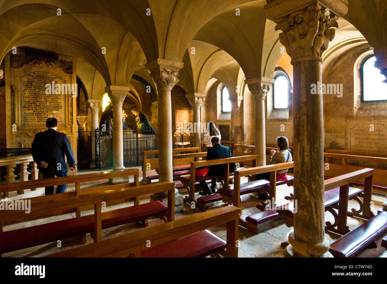 Duomo cathedral crypt hi-res stock photography and images - Alamy