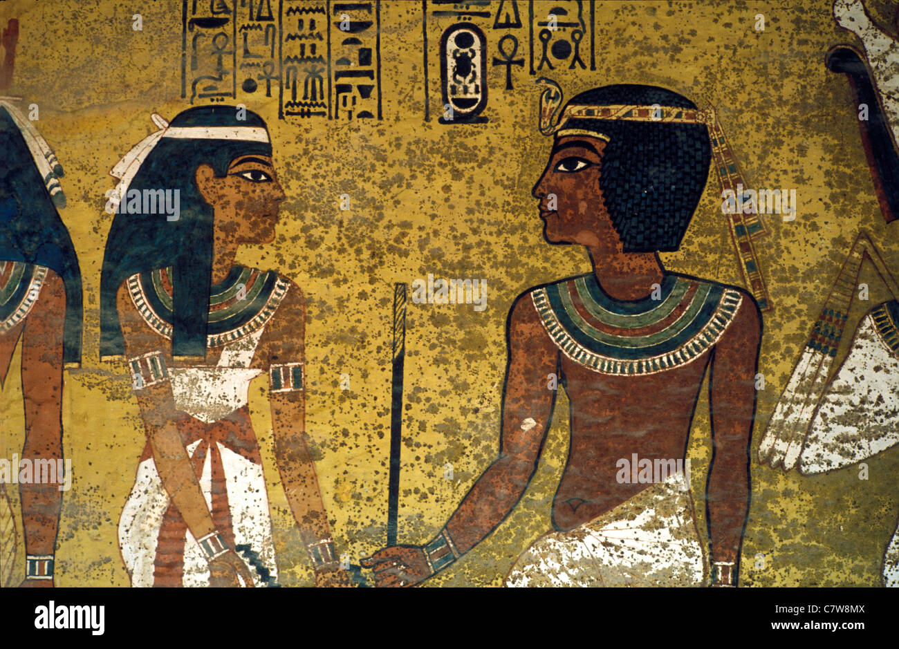 Wall Paintings In The Tomb Of Tutankhamun Valley Of The Kings Egypt Wall Paintings In The Tomb Of Tutankhamun Valley Of The Kings Egypt