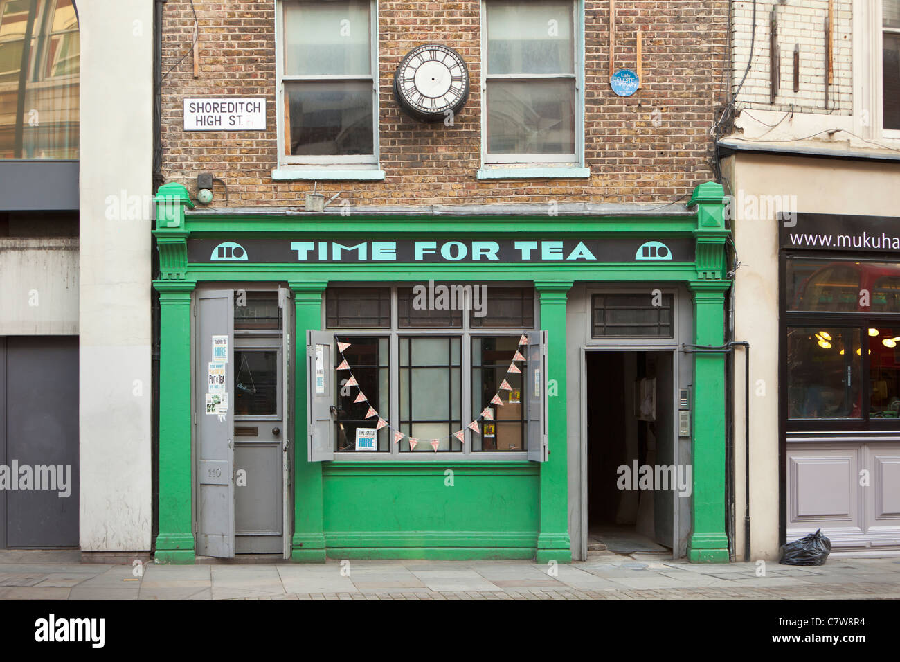 Time for Tea tea shop, London, England Stock Photo Alamy