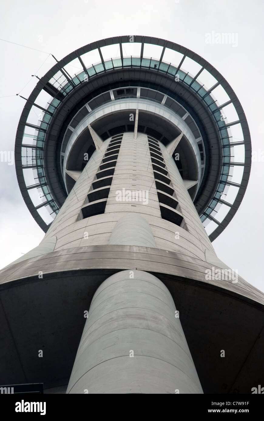 The Sky Tower Auckland New Zealand Stock Photo