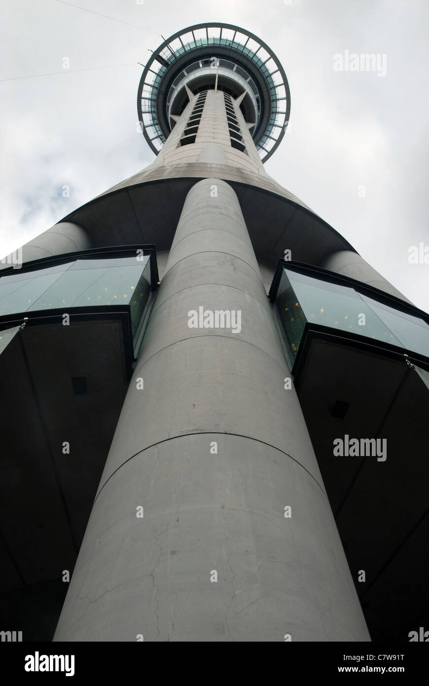 The Sky Tower Auckland New Zealand Stock Photo