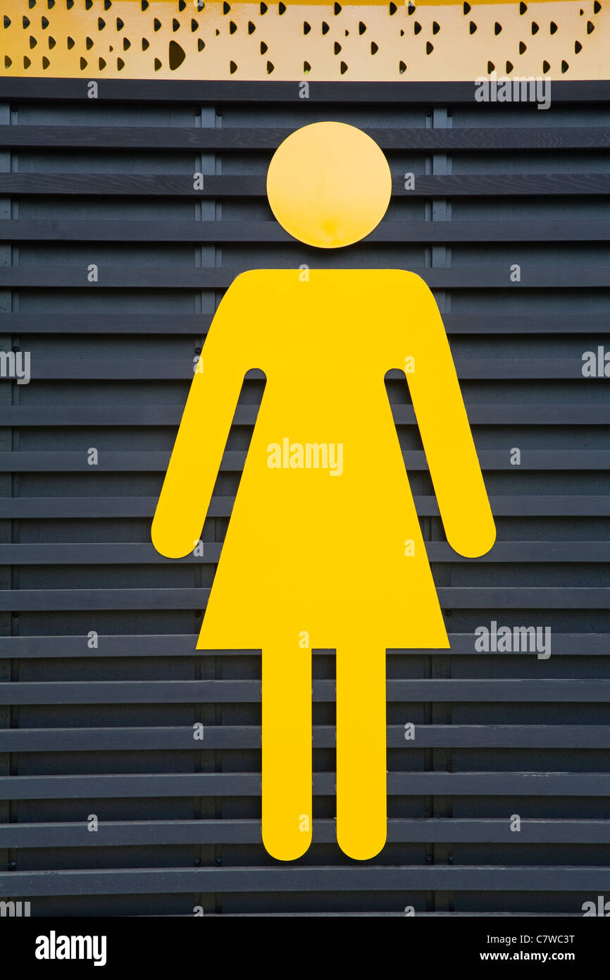 Restroom sign in Picton, South Island, New Zealand Stock Photo - Alamy
