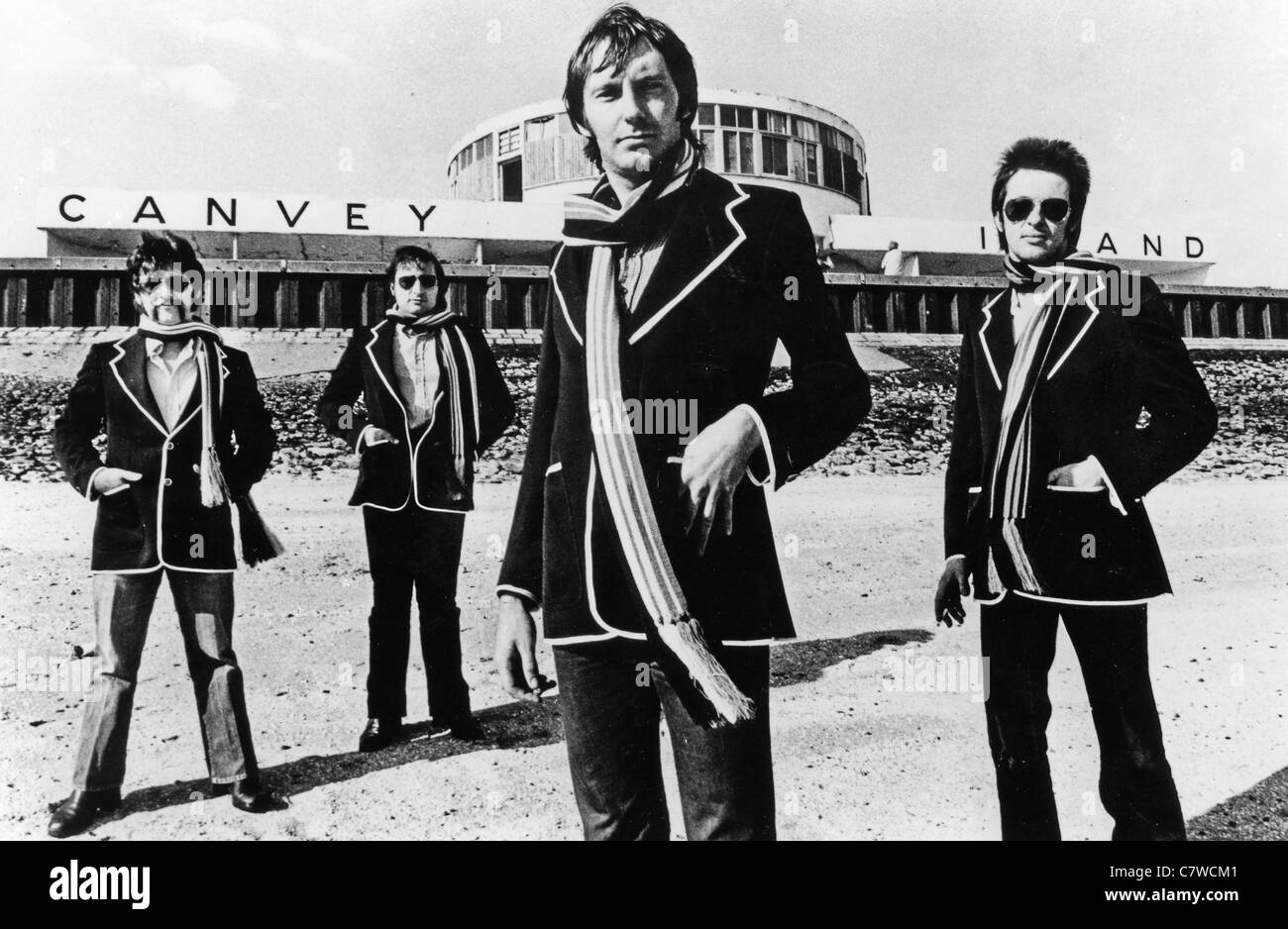 DR FEELGOOD  Promotional photo of UK pub rock group about 1972 Stock Photo