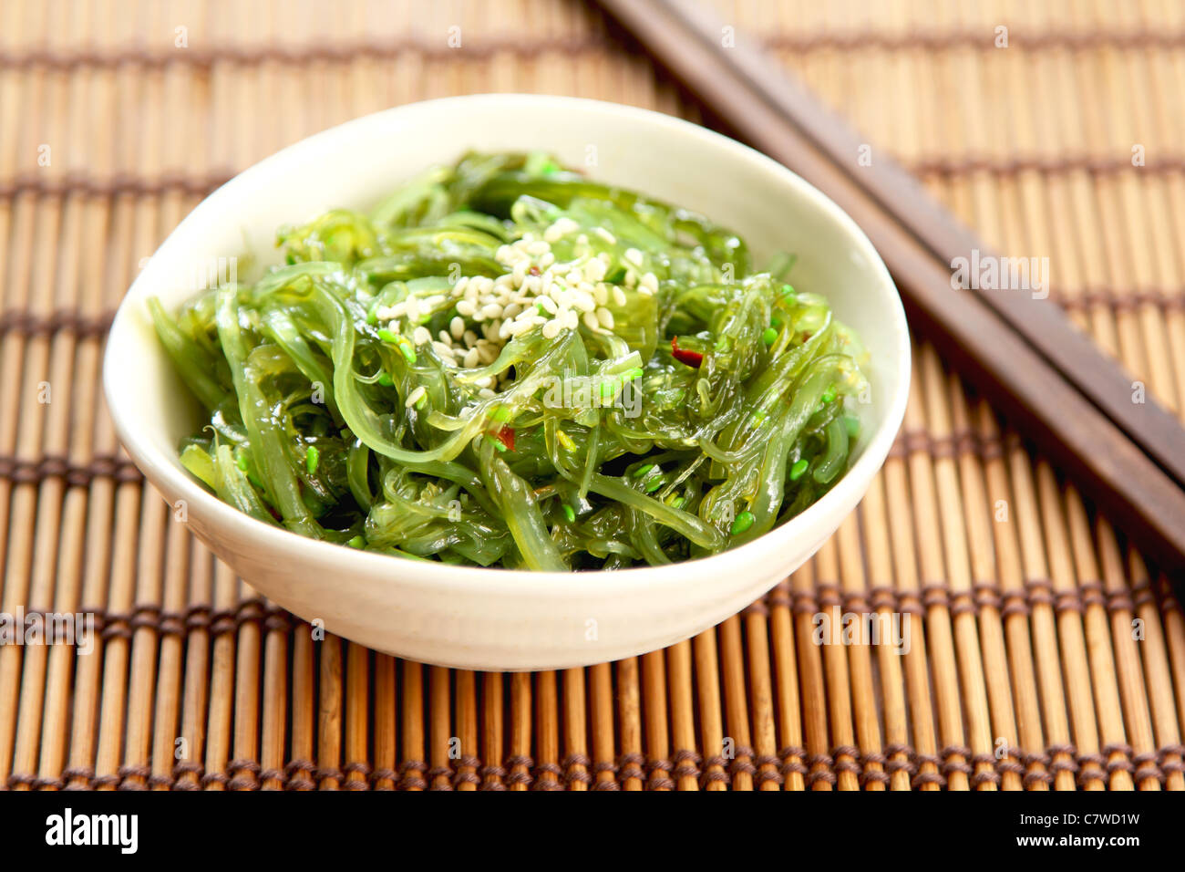 Japanese seaweed  [ Wagame ] Stock Photo