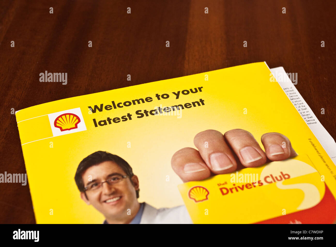 Shell drivers' club point statements. Drivers collect points when