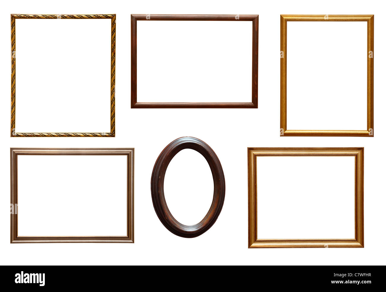 Oval wood frame Cut Out Stock Images & Pictures Alamy