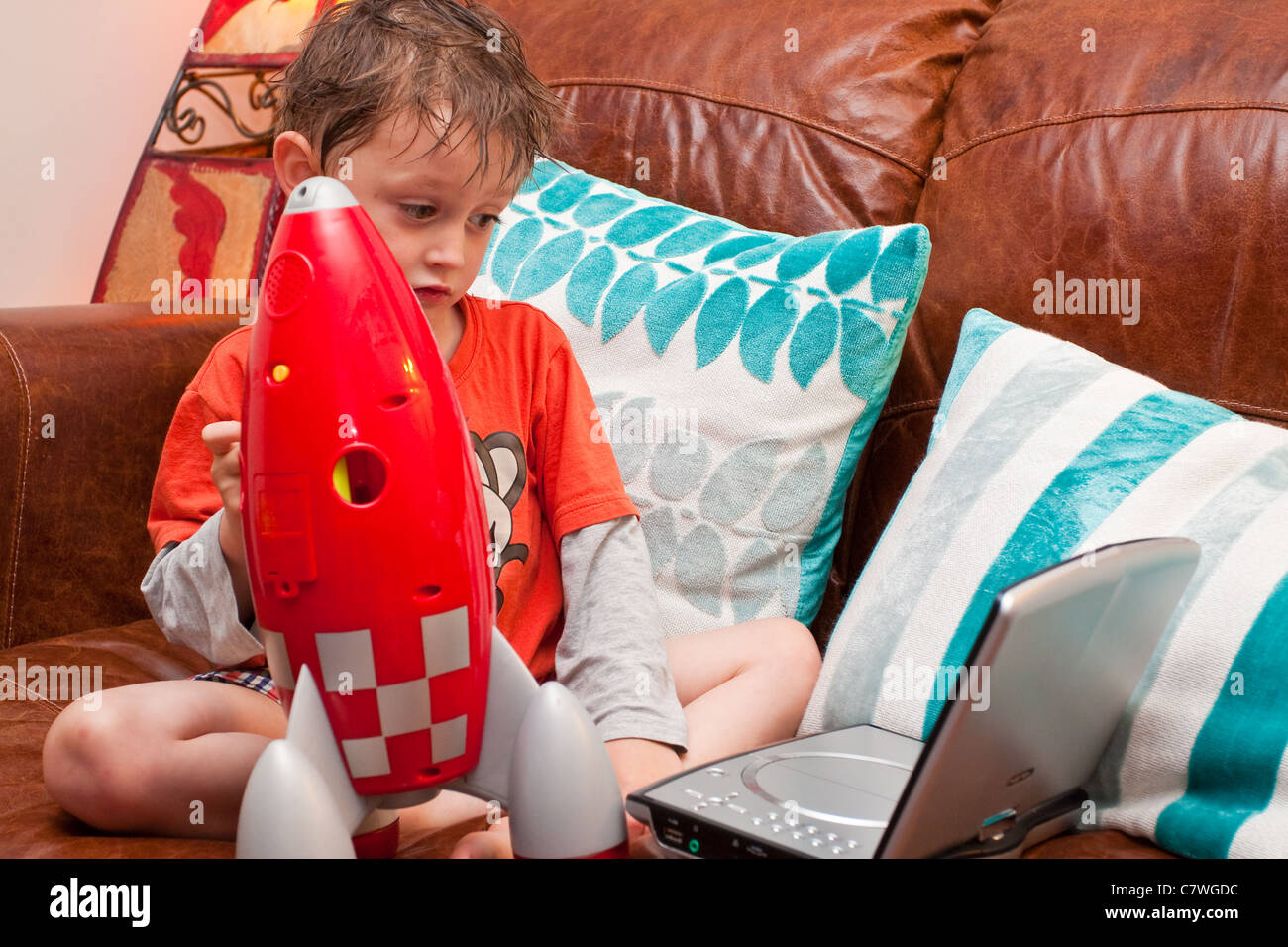 Toy rocket hi-res stock photography and images - Alamy