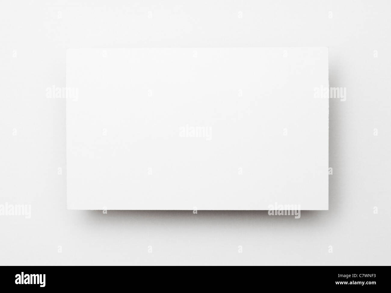 Blank business card. Stock Photo