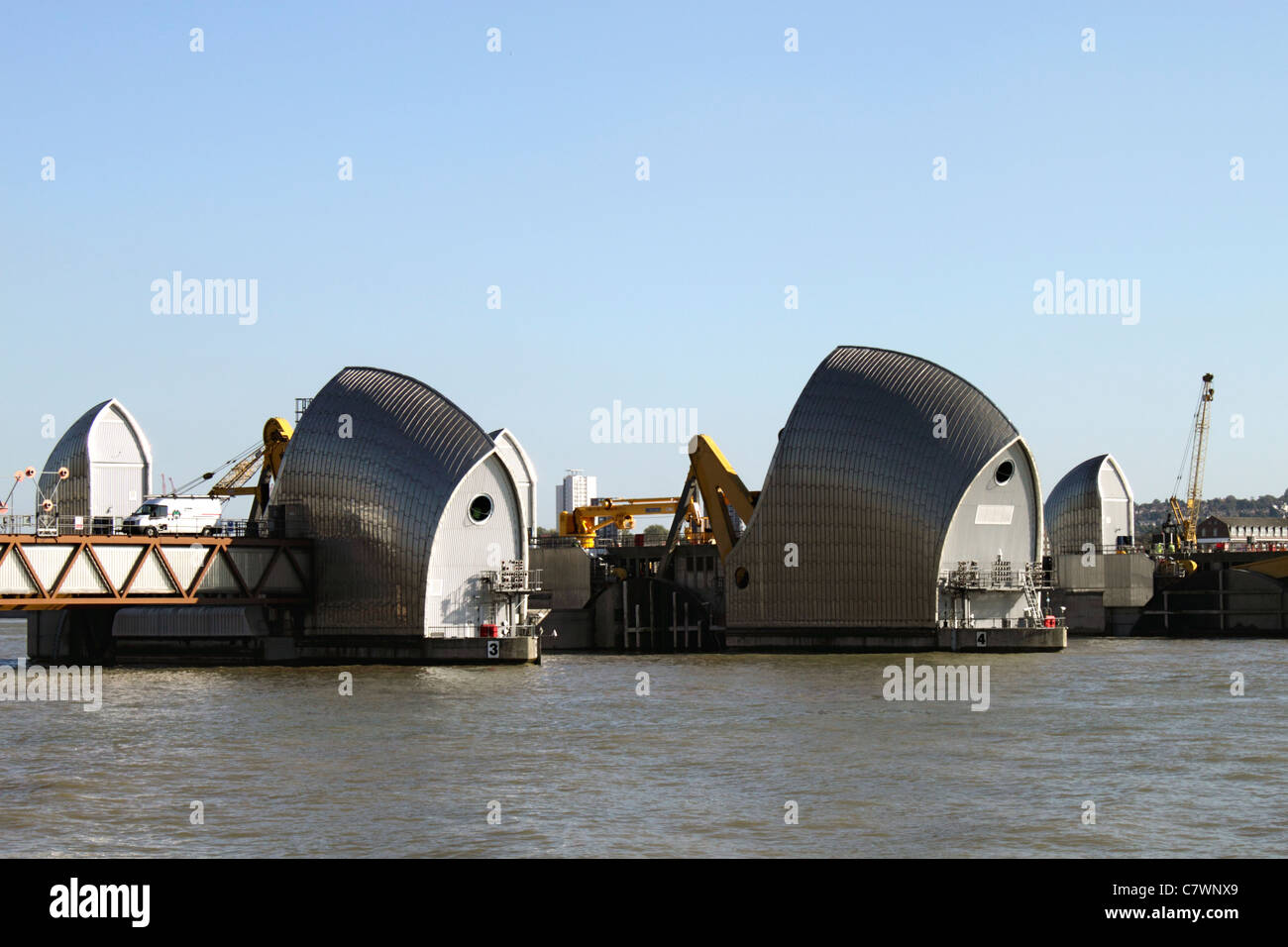 Thames Barrier London Stock Photo