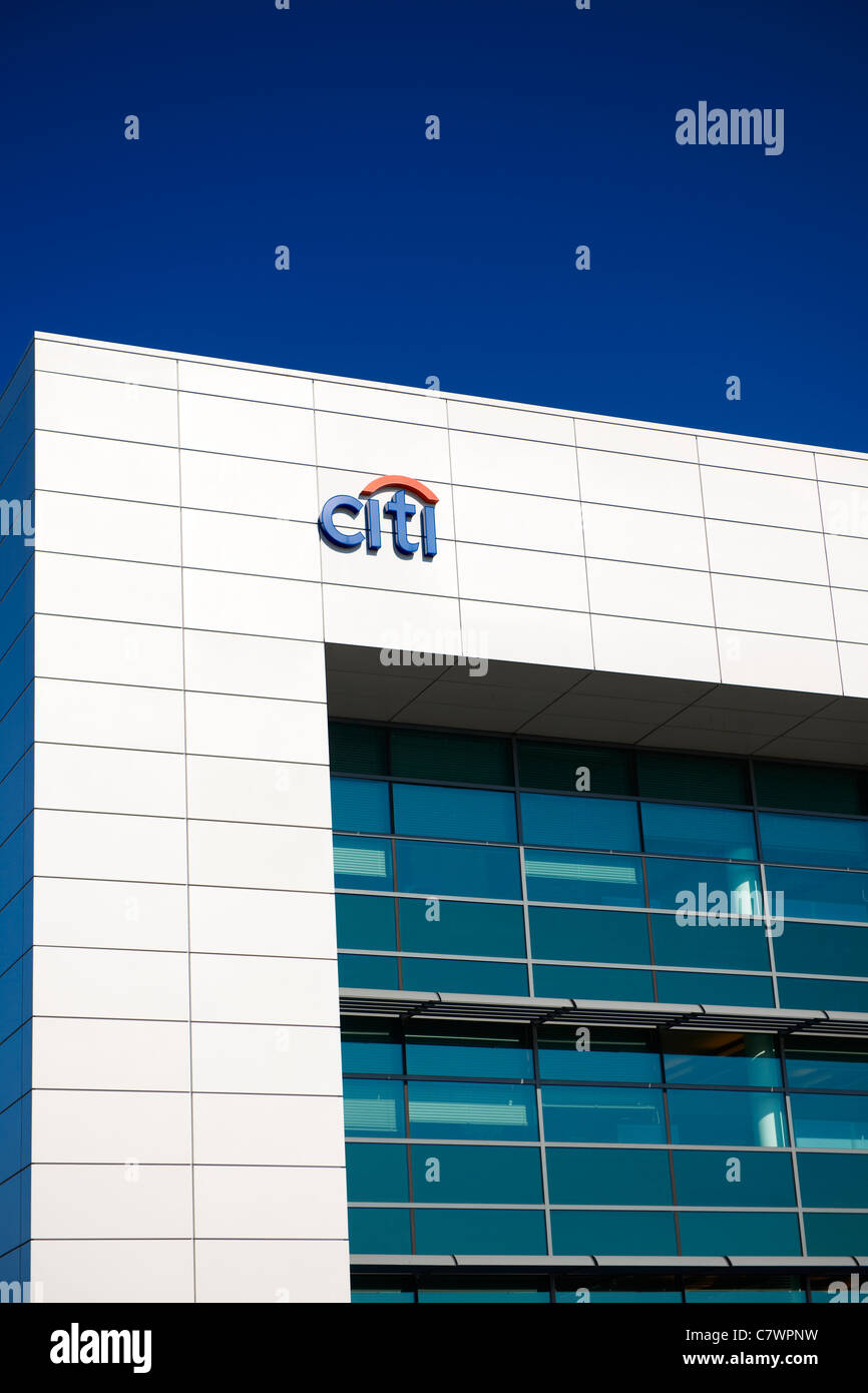 Citi Bank Belfast HQ offices based at White Star House in the Northern Ireland Science Park Titanic Quarter Queens Island Stock Photo