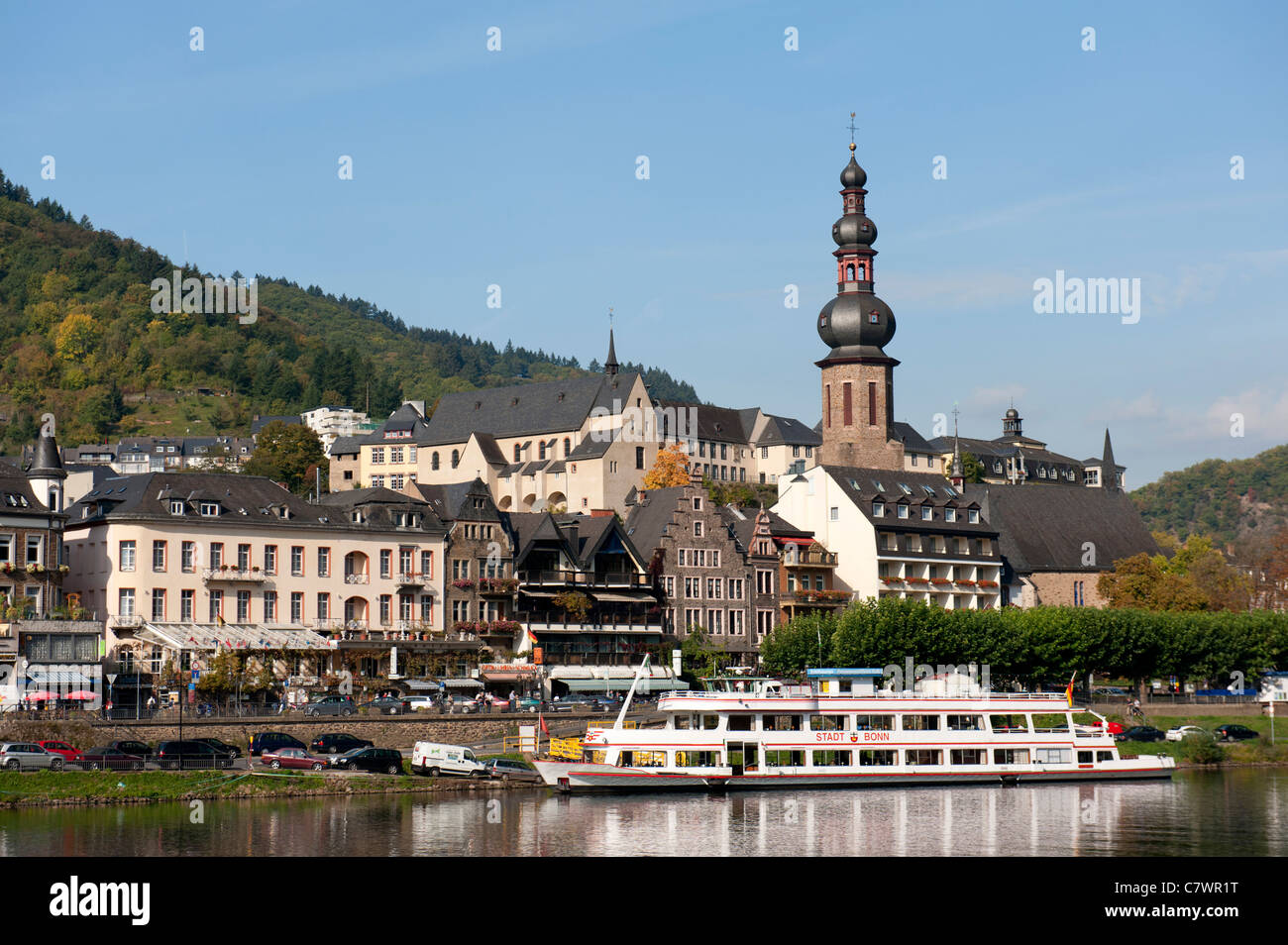 Cochem on Mosel River in Rheinland-Palatinate Germany Stock Photo