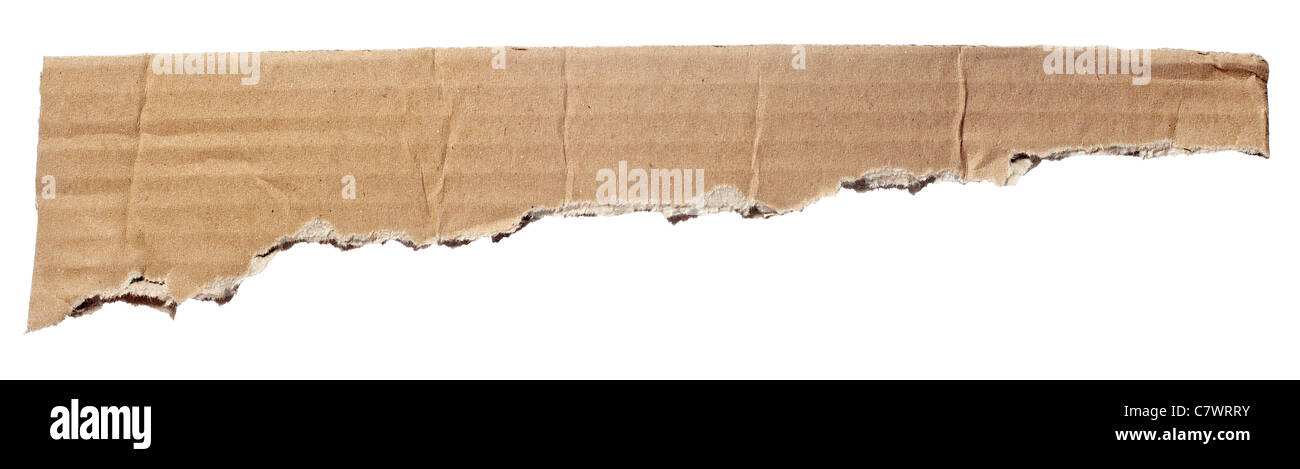 cardboard note piece Stock Photo