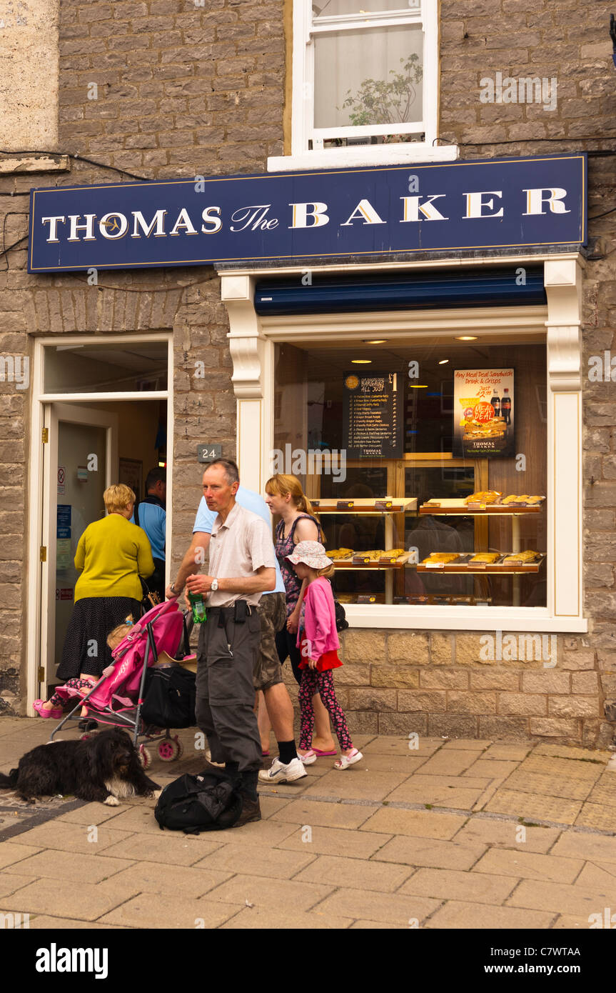 Thomas the Baker bakers shop store at Leyburn in North Yorkshire