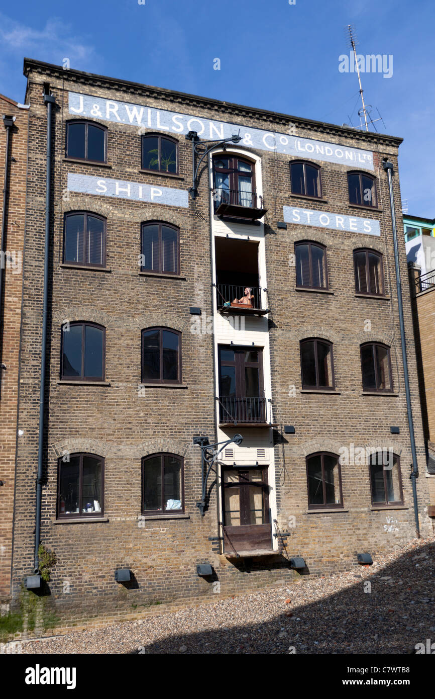Wharf loft apartments, Limehouse, London, UK Stock Photo Alamy