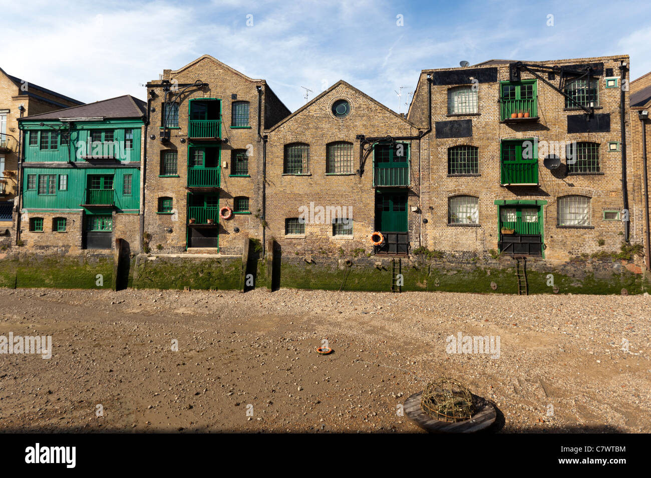 Wharf loft apartments, Limehouse, London, UK Stock Photo Alamy