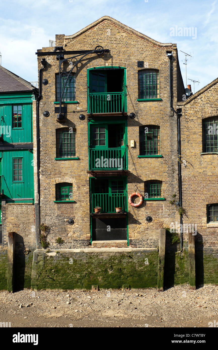 Wharf loft apartments, Limehouse, London, UK Stock Photo Alamy