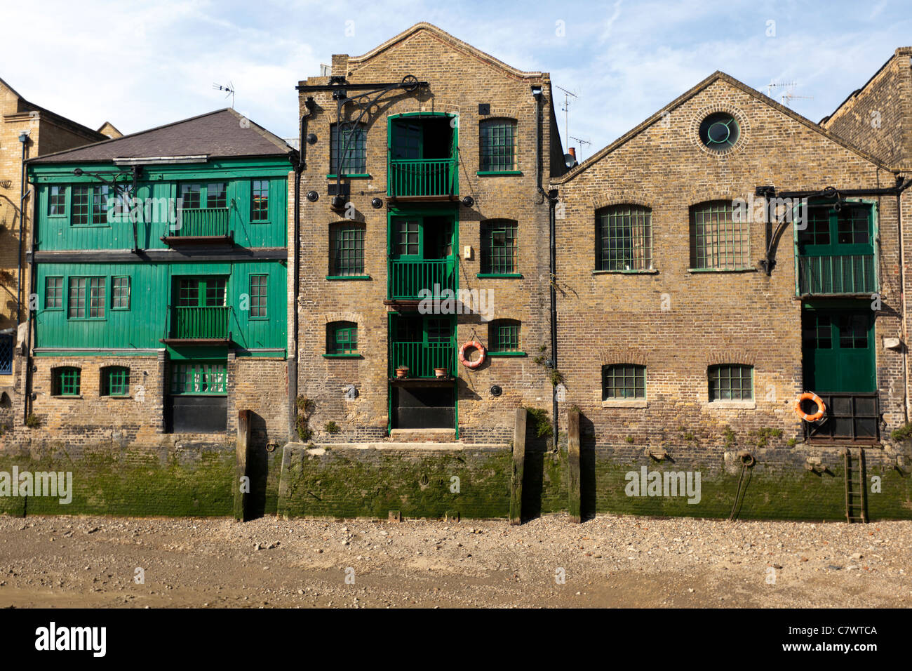 Wharf loft apartments, Limehouse, London, UK Stock Photo Alamy
