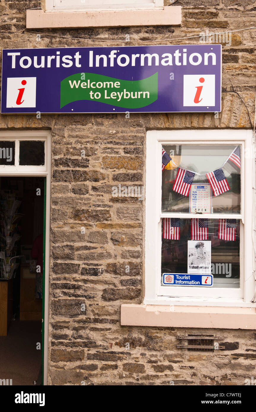 The Tourist information Centre at Leyburn in North Yorkshire , England , Britain , Uk Stock Photo